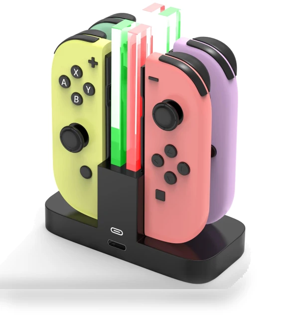 4-in-1 Charging Stand for Nintendo Switch Controllers — Power Solutions, aispeed