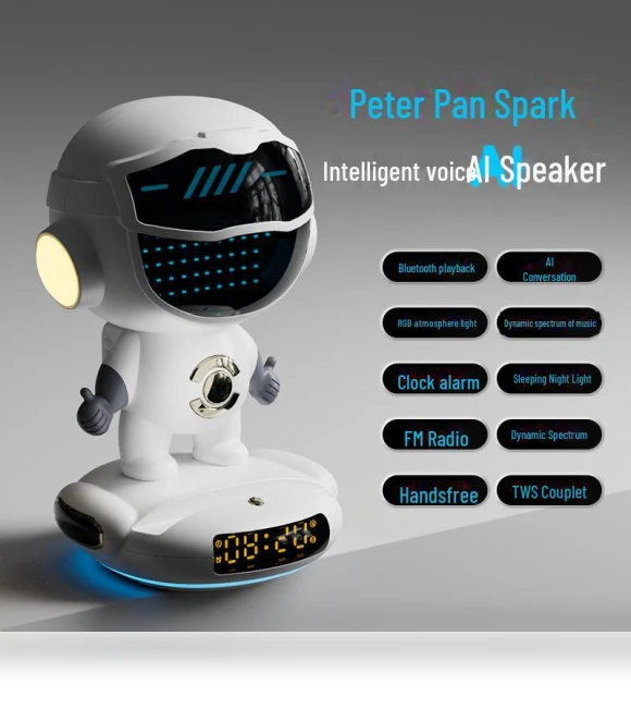AI Voice Astronaut Bluetooth Alarm Speaker Bag — Portable Sound Systems, ElectroCN