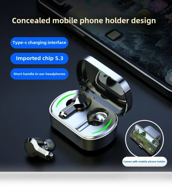 Bluetooth-гарнитура TWS In-ear Smart Noise-canceling Wireless Sports — In-Ear Headphones, QUEED