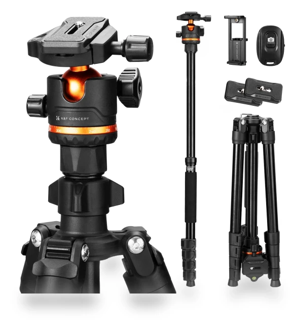 Compact Travel Tripod — Camera Supports, K&F Concept
