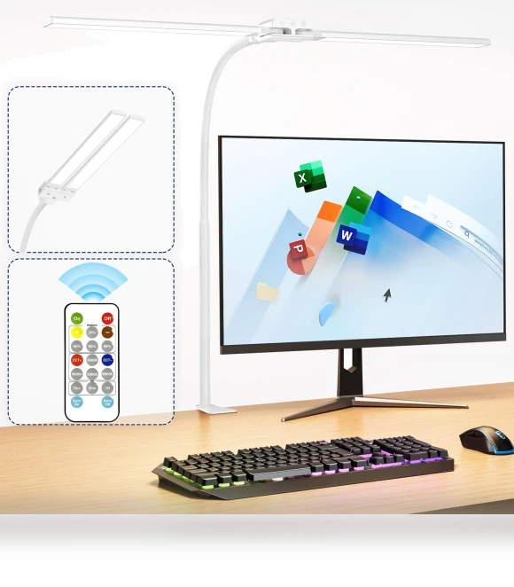 Desk Lamp with Remote Control — Study & Desk Lighting, KAYOMART Electric