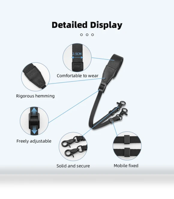 Lanyard for DJI Flip/AIR 3/Mini 4 Pro RC 1/2/Pro Smart Controller — Straps, AE Selection