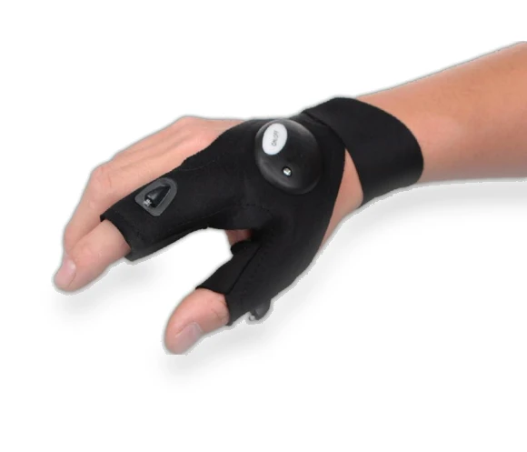 Night Fishing Gloves with LED Lighting — Gloves, AI Supermarket