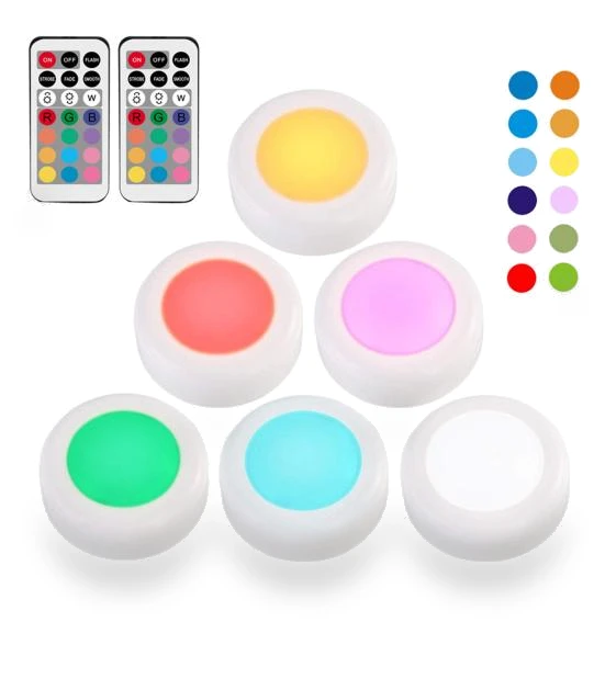 RGB 13 Color Adjustable Brightness Touch LED Closet Light — LED Strips, Blackcurrant