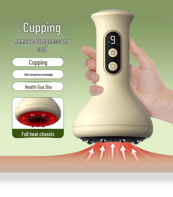 Smart Electric Cupping and Massage Device with Heating and Negative Pressure — Rehabilitation & Therapy Equipment, Global Finds