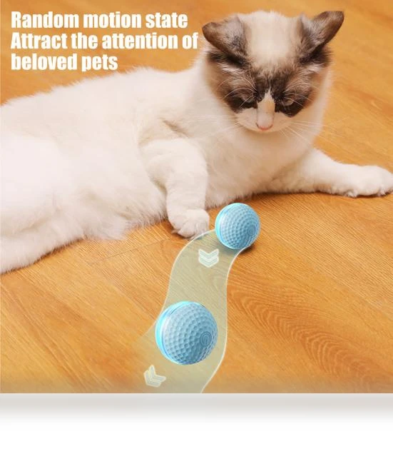 Automatic Rolling Ball with Light — Cat Playthings, Love Pet House