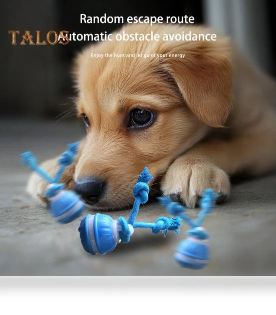 Automatic Smart Toy for Dogs with Moving Ball and Squeaky Motion Sensor — Automatic Launchers, Vogue Wardrobe