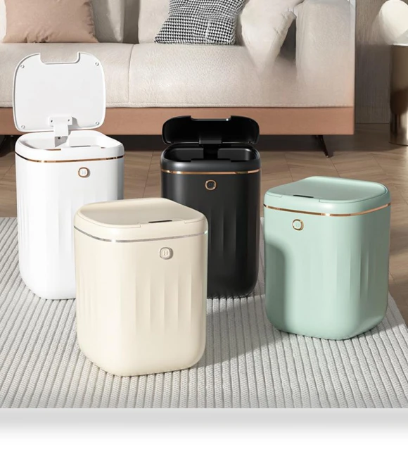 Automatic Touch Trash Bin — Car Trash Cans, WoW Home