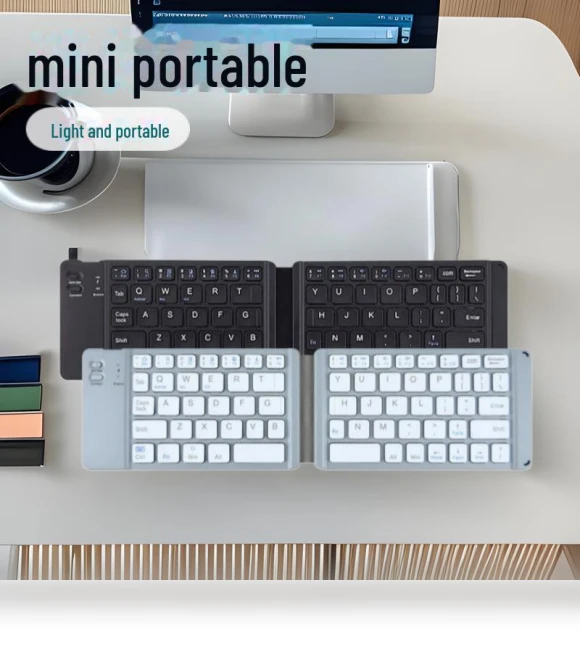 Portable Silent Folding Bluetooth Keyboard — Keyboards, AI Market