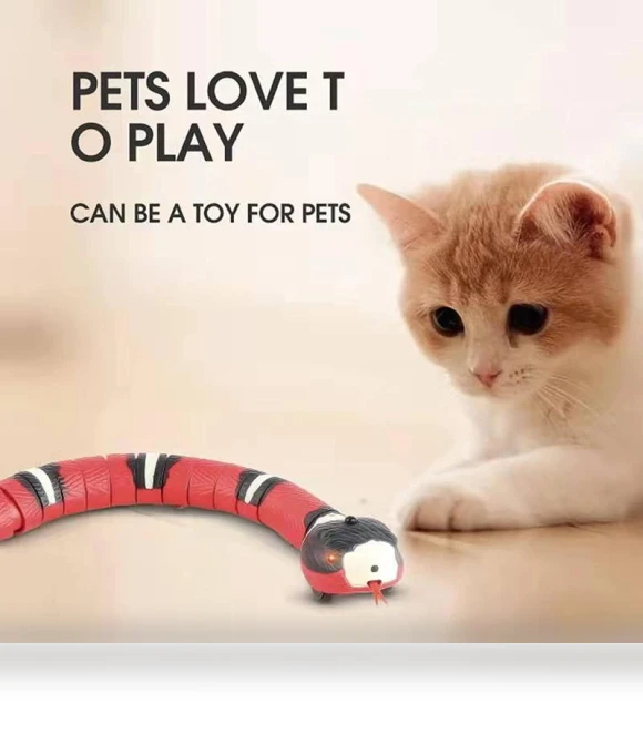 Smart Electric Induction Snake Toy — Interactive Animal Companions, CAOWJiBrother