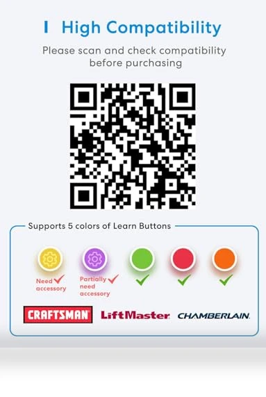 Smart Garage Door Opener Remote — Keypads & Remotes, meross