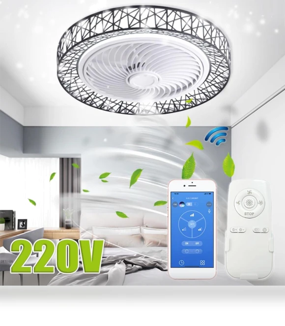 Smart LED Ceiling Fan with Light — Ceiling Fans, Ideal World