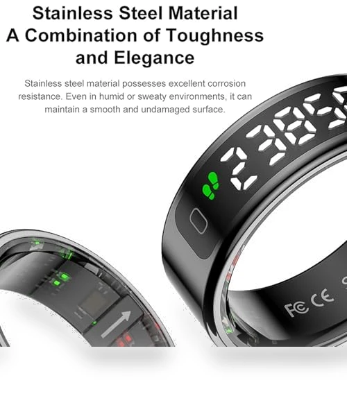 Smart Ring Touch Control Fitness Tracker — Wearable Accessories, Loluka