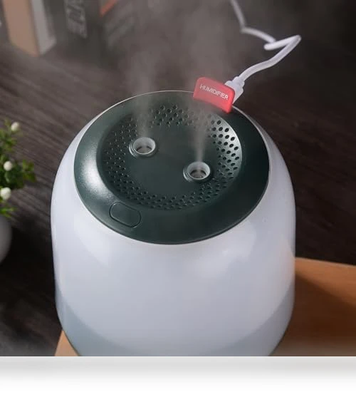 Ultrasonic Cool Mist Humidifier with Nightlight — Air Moisturizers, Sibosz