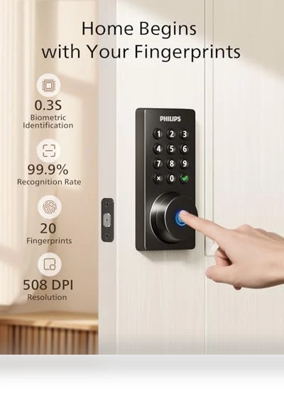 Wi-Fi Door Lock — Smart Home Security, Philips