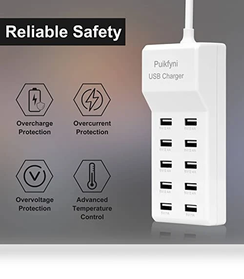 10-Port USB Charger Station — Chargers, WuHanJingJiKaiFaQuJingChengDianZiChanPinJingYingBu