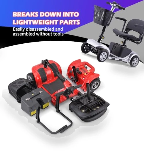4 Wheels Electric Mobility Scooter — Rolling Walkers, DOUBLE GLOBAL INC