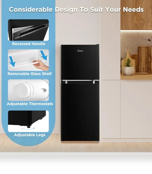 Double Door Refrigerator — Mini Fridges, Midea