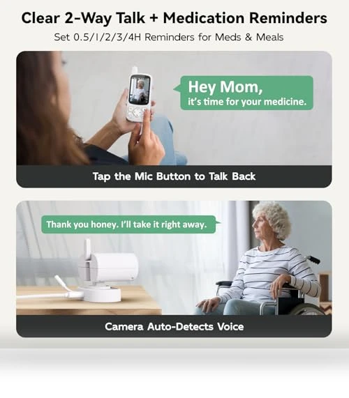 Elderly Monitor with Camera and Audio — Baby Monitors, Zaguoroo