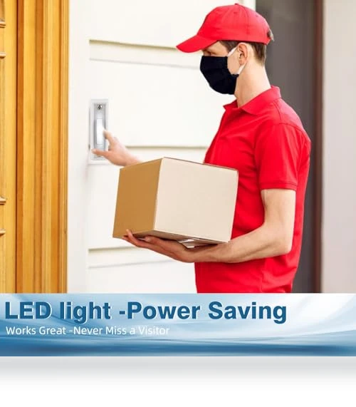 Lighted Doorbell Button — Push Buttons, Abvsdu