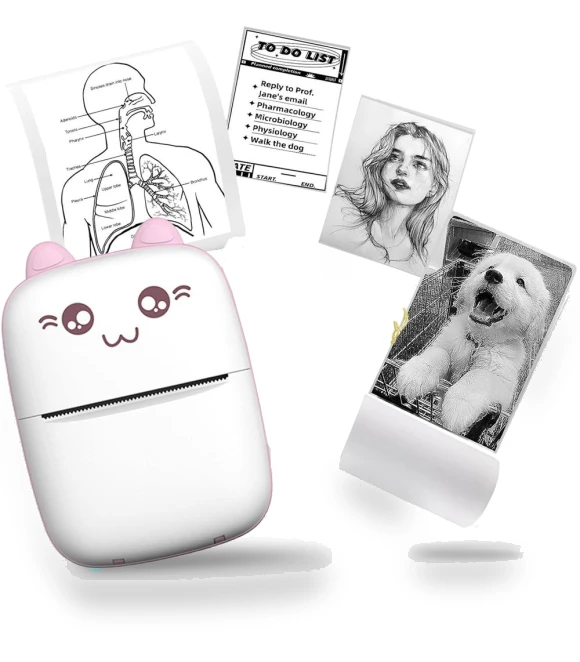 Mini Thermal Printer for Sticker Labels — Printer Parts, KGG Kids Smart Watch
