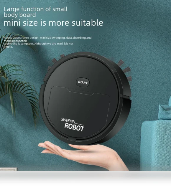 Mini Vacuum 3-in-1 Intelligent Robot Sweeper — Smart Cleaning Robots, Perfect choice for your home