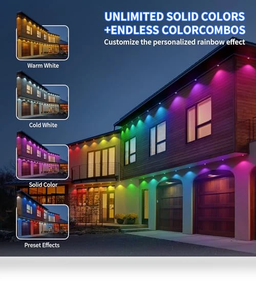 Permanent Outdoor Lights — Outdoor Security & Flood Lighting, URCAMS