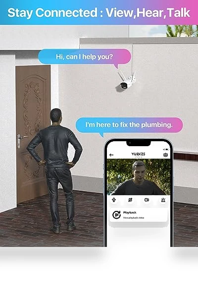 QHD WiFi Security Camera System Outdoor — Security Cameras, ZOSI