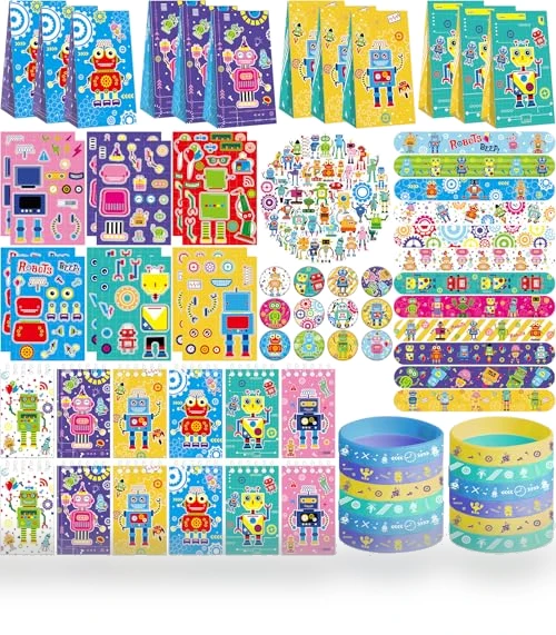Robot Party Favors — Decorations, Lilwemen