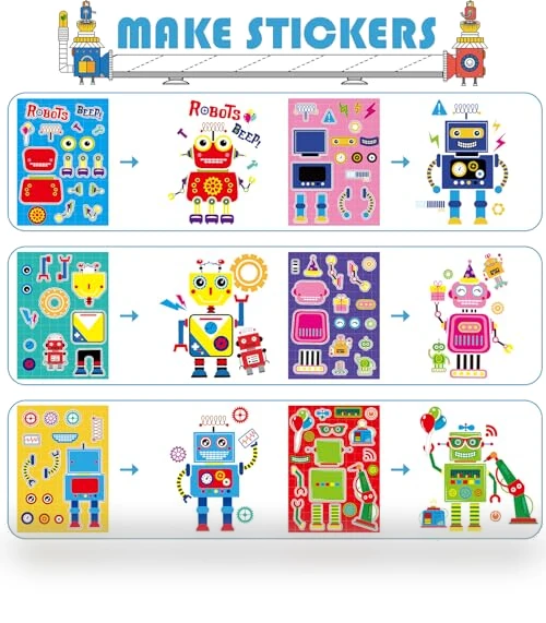 Robot Party Favors — Decorations, Lilwemen