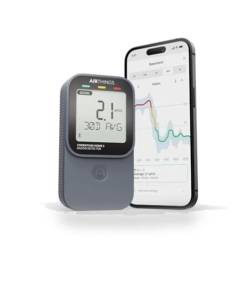 Smart Digital Radon Detector — Home Climate Control, Airthings