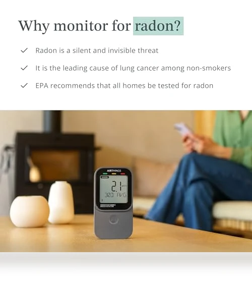 Smart Digital Radon Detector — Home Climate Control, Airthings