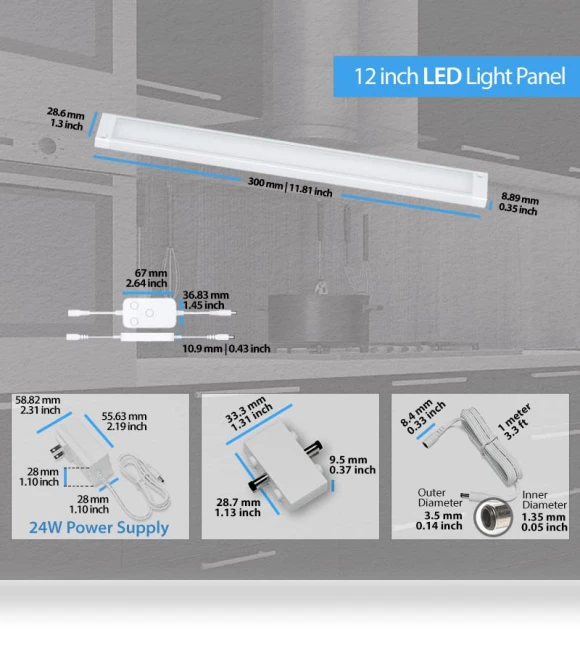 Smart Dimmable LED Under Cabinet Lighting Kit — Under-Cabinet Lights, EShine