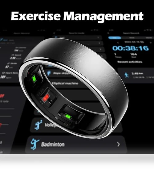 Smart Ring Health Tracker — Wearable Accessories, CNBRO