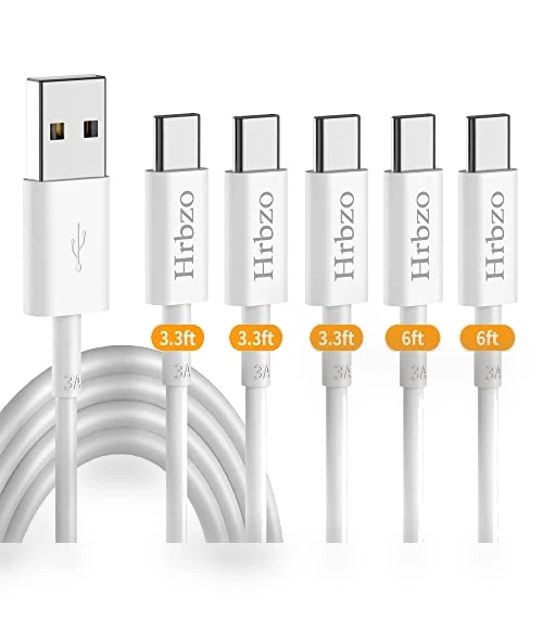 USB C Cable (5-Pack) — Cables, Hrbzo