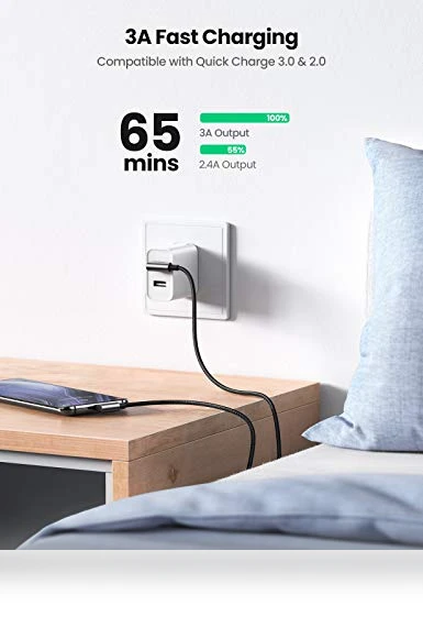 USB to USB C Cable 90 Degree Fast Charging Cord — Cables, UGREEN