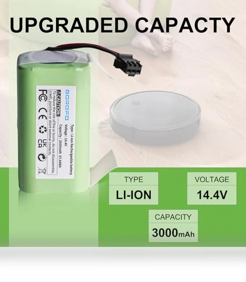 Vacuum Cleaner Battery — Batteries, GOROFO
