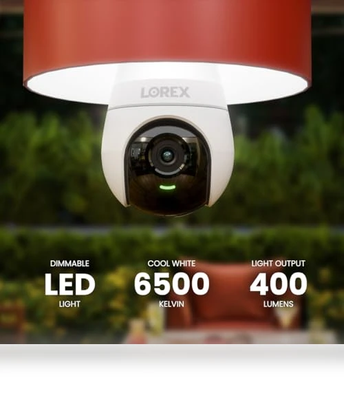 Wi-Fi Smart Lightbulb Camera — Smart Home Security, Lorex