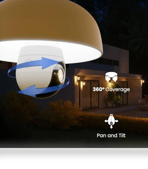 Wi-Fi Smart Lightbulb Camera — Smart Home Security, Lorex