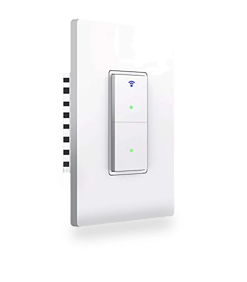 WiFi Smart Double Switch Button — Dimmer Switches, Youngzuth