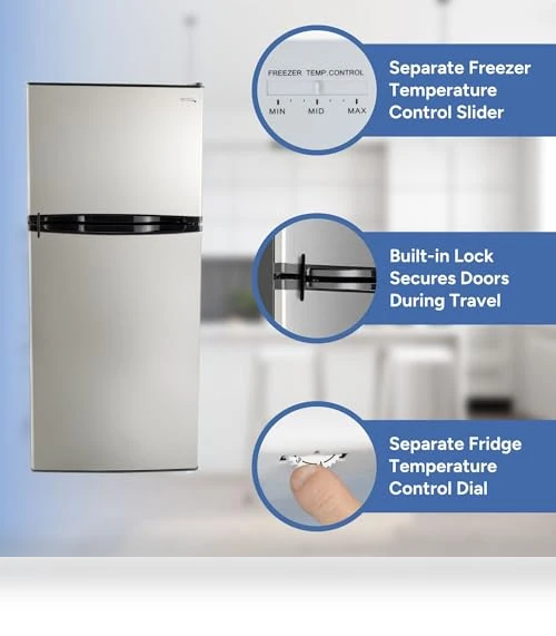 10 Cu Ft 12V RV Refrigerator — Mini Fridges, RecPro
