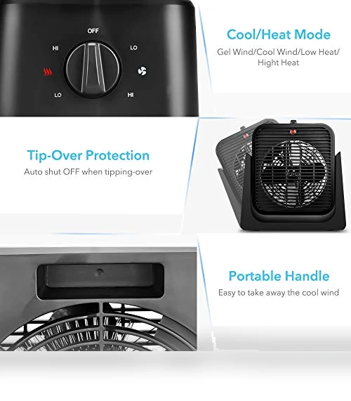 2 in 1 Fan and Heater Combo — Portable Heating Solutions, TRUSTECH