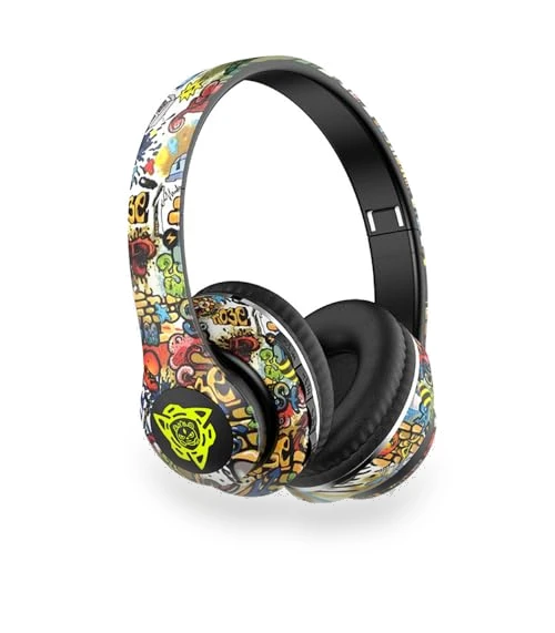 Bluetooth Headphones with LED Lights — Over-Ear Headphones, MODID