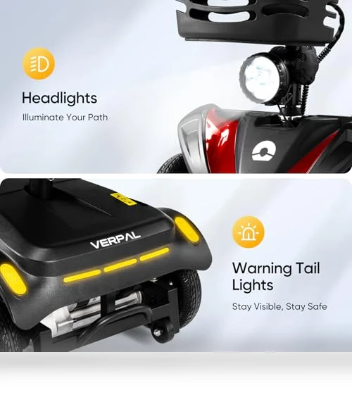 Compact 4 Wheel Mobility Scooter — Push Scooters, VERPAL