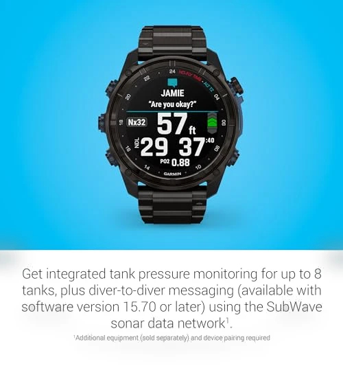 Dive Computer and Multisport GPS Smartwatch — GPS Units, Garmin