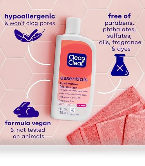 Dual Action Oil-Free Facial Moisturizer — Beauty & Personal Care, Clean & Clear
