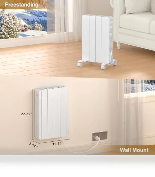 Electric Wall Heater — Portable Heating Solutions, Eueiriup