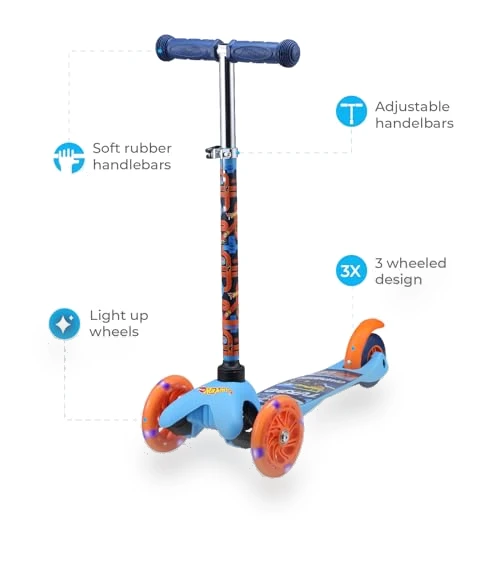 Extra Wide Deck Scooter with Light Up Wheels — Electric Vehicles, Voyager