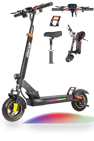 Folding Electric Scooter with Seat — Electric Self-Balancing Scooters, Hidoes