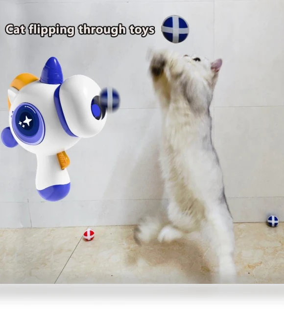 Interactive Cat Toy Ball Launcher — Cat Playthings, Pansyf